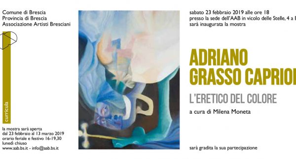 Adriano Grasso Caprioli in mostra a Brescia
